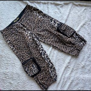 BABY PHAT leopard capris vintage
